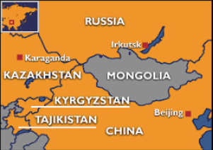 Figure 1: the Kazakh border could theoretically be a weak spot to China&rsquo;s defence