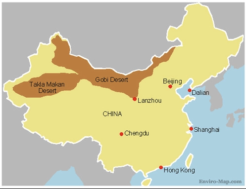 Figure 2: the desert in China